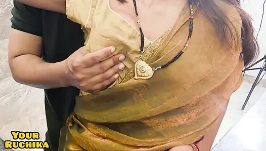 Newly Married Wife Ruchika Got FuCked in Kitchen