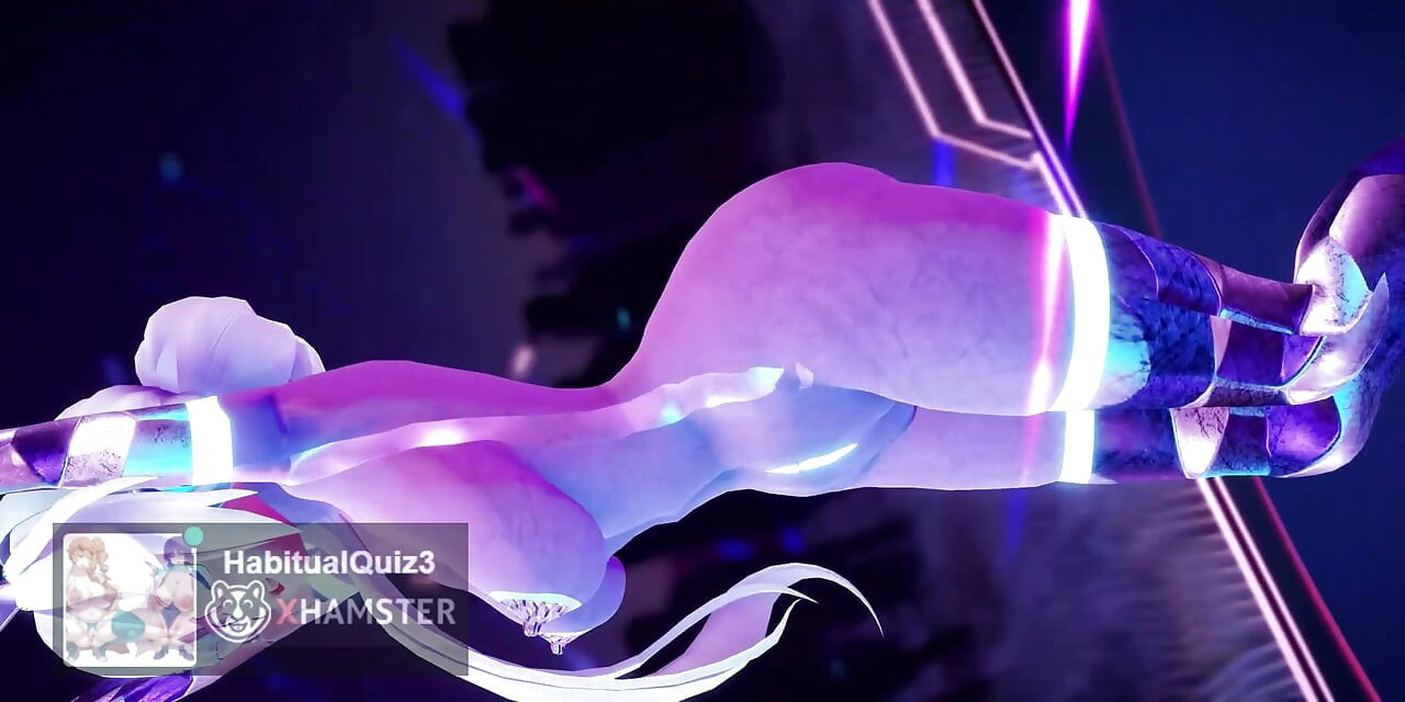 Mmd r18 슈퍼 버니 엉덩이 배스 나이트는 자비없는 3D 헨타이와 섹스하고 싶어