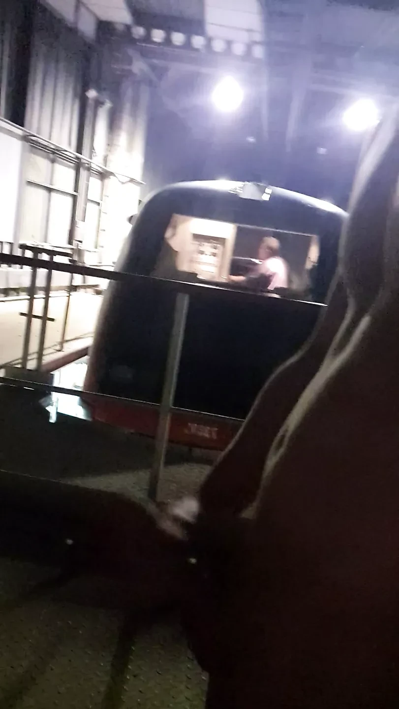 Exhib y atrapado después de mi corrida