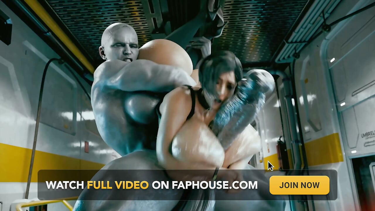 Ada wong x futanari tyrant - ngentot habis-habisan, animasi 3d kontol besar