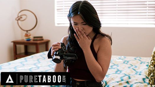 PURE TABOO шокированная Lulu Chu обнаруживает секс-видео БДСМ от соседей Seth Gamble и Kimmy Kimm