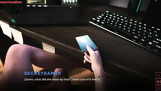 The Synthetic Part 10 By Carbon - Busty MILF Gives Horny Guy a Handjob, Big Cock Cumshot