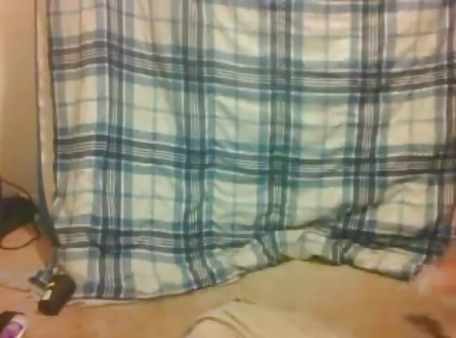 Upside-down Cumming on My Tits and Face; No Audio