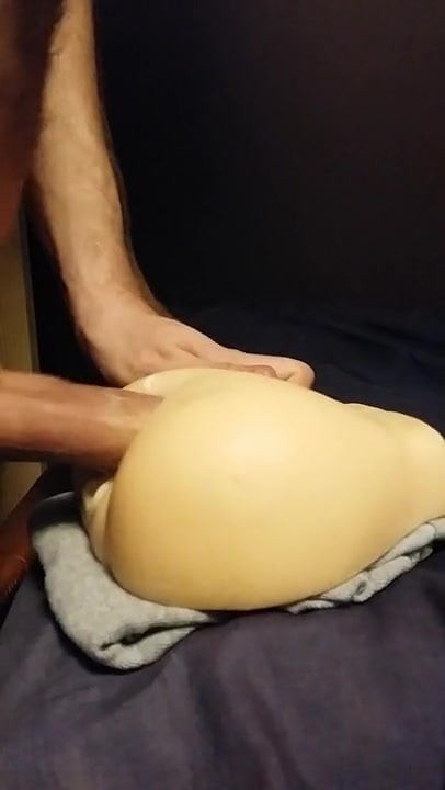 Having fun with my sex toy