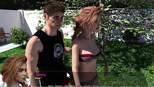 Haley Story #11 - Haley gave johannes a foot job in the bath...Diane and Johannes had a moment.