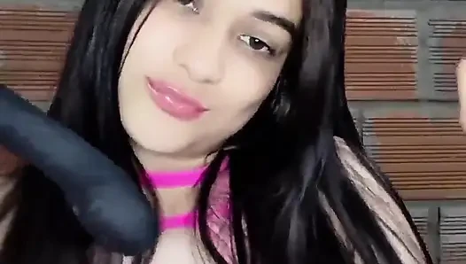 Rubbing the Stepsister's Clitoris and Vagina Until Orgasm
