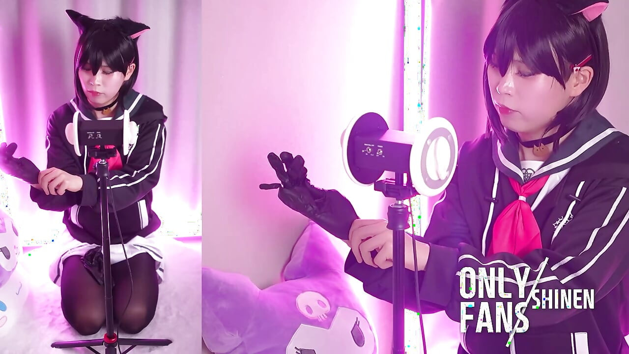 Erotic ASMR Blue Archive Kazusa Cosplay, Hentai Shemale Cosplayer, Asian Femboy trans