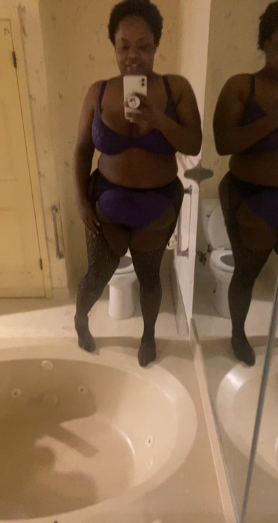 Hot ebony goddes in fenty lingerie and fishnets