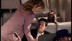 비행기에서 교복 섹스