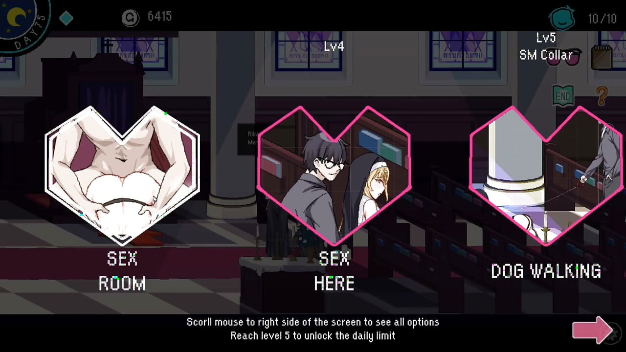 Hentai Game - Church Hentai Sex Scenes (Rika The Lewd Nun Heroine) - The Censor