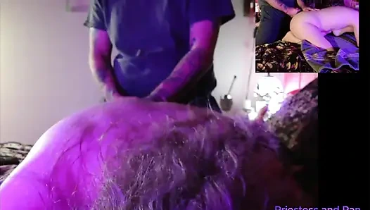 Elara ve Pan anal sonla biraz oyun zamanı geçiriyor ve sırtlarına boşalıyor!