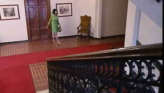 Threesome vintage gadis rambut merah mengisap kontol ngentot memek