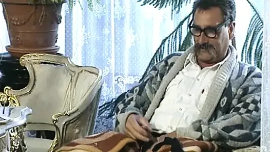Beautiful German doll gets drilled in a hot threesome