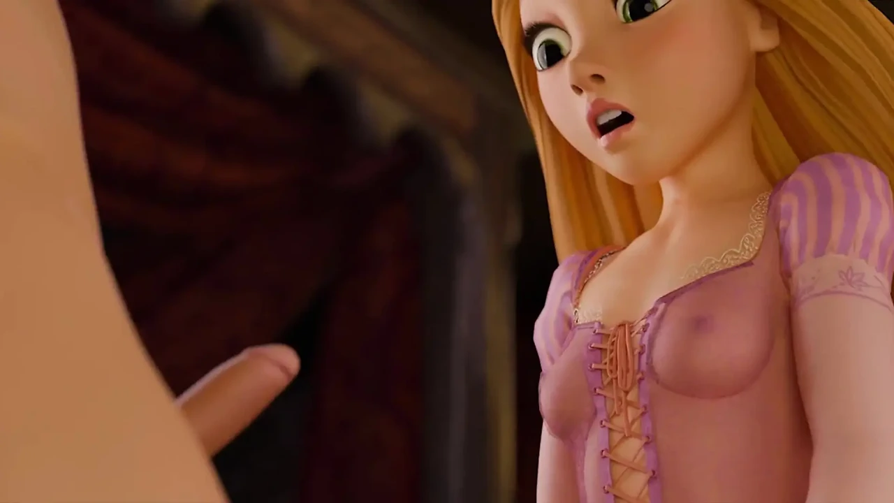 Rapunzel的快乐之塔：口交和占主导地位的女牛仔揭露 - 卡通