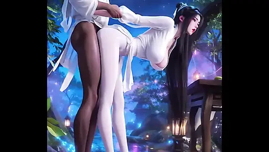 Nymphprince with black dick (3D-CGI STYLIZED)