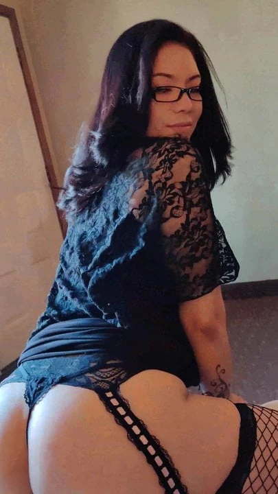 Showing my ass cheeks and lingerie.
