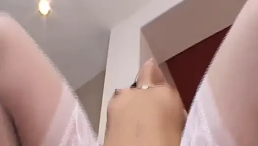 His Huge Cock Drills Deep Into Her Hole