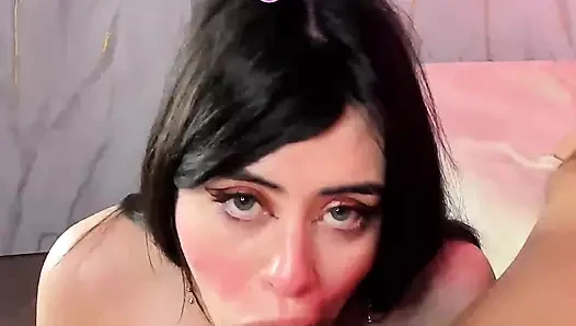 Secretly in the house: Sucking my stepbrother's cock.