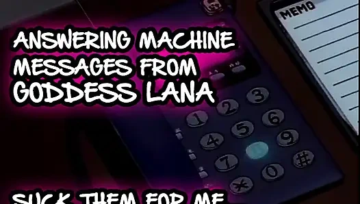 Sadece ses - telesking makinesi mesajları 1 benim için emiyor