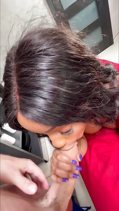 Ebony Teen with Huge Natural Tits Lily Starfire Getting Fucked After Massage