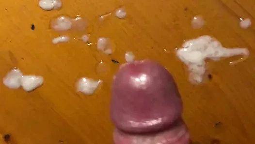 Büyük bir cumshot için rahatlama anı