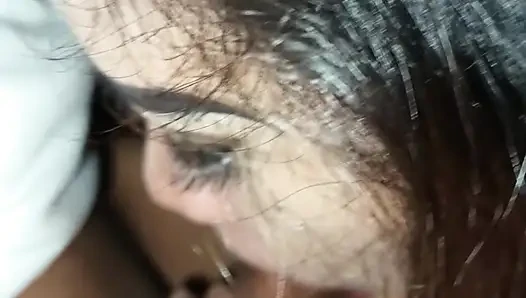 I'm waiting to my friends hot mom she gives me a fucking hot blowjob