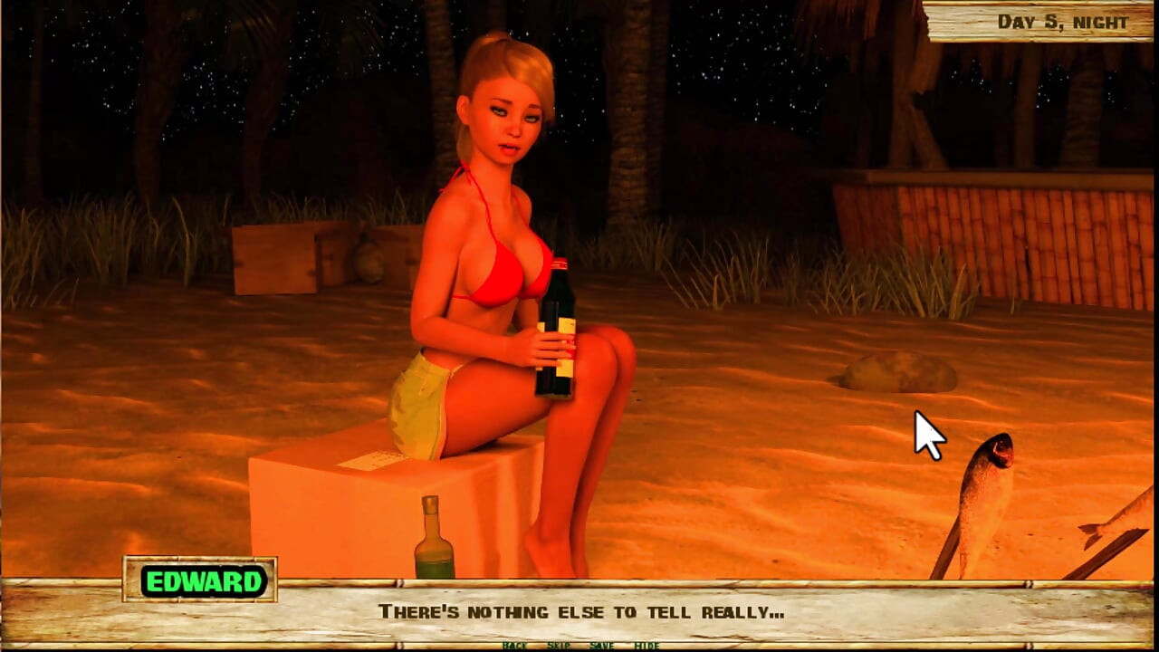 Lewd Island # 5 - ella realmente ama chupar la polla como si fuera una profesional