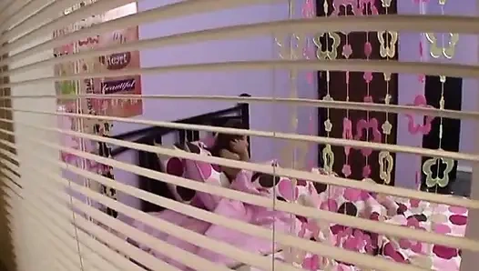 Hottie rides a tight ass on a huge cock to a pussy cumshot