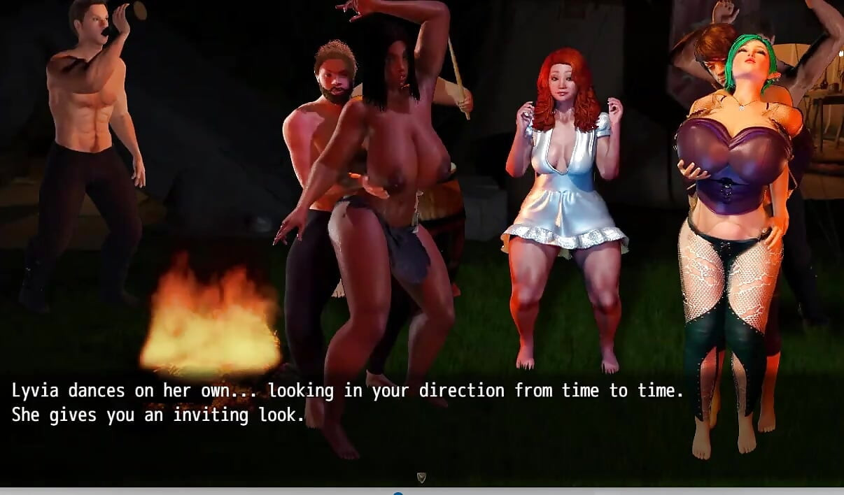 A struggle with sins - gameplay - roleplay - Tia -wife dance with stranger in party and gets fuck infront of stranger