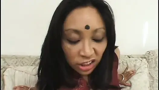 Guy rubs her juicy ass and plays with her tits before eating pussy