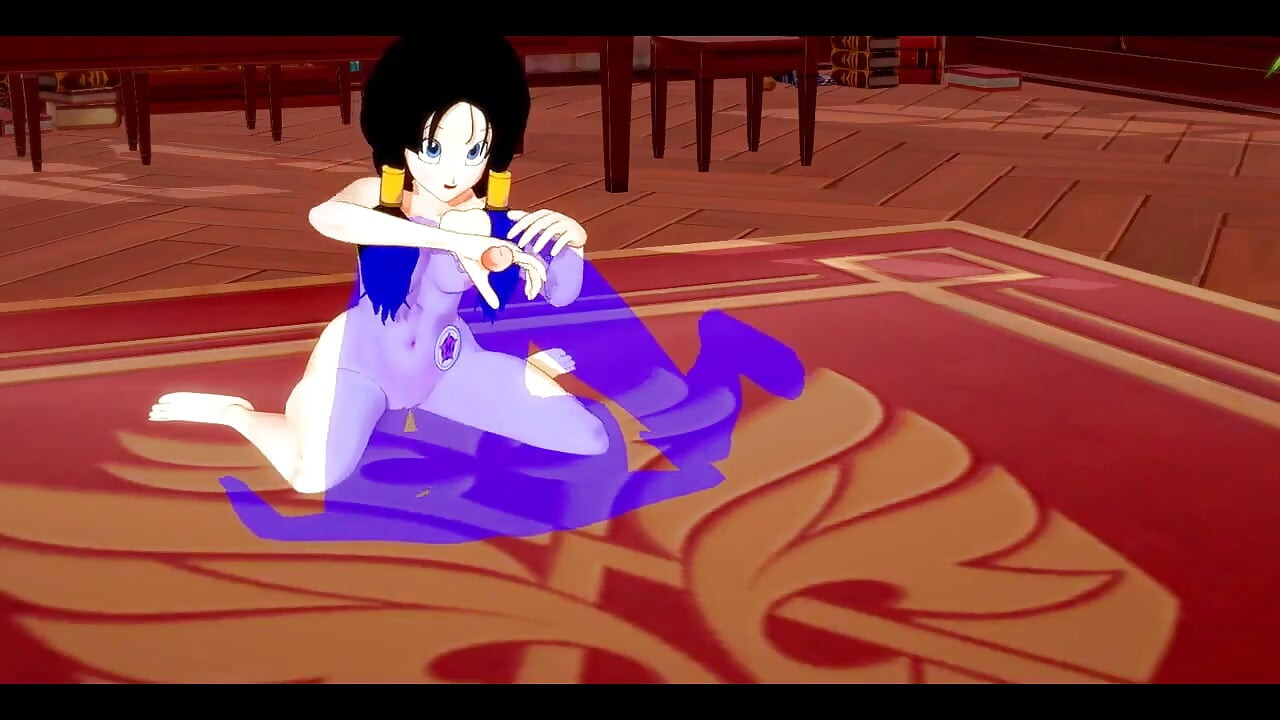 Dragon Ball Hentai - Videl se fait baiser et branlette - Jeu de film porno, manga asiatique japonais