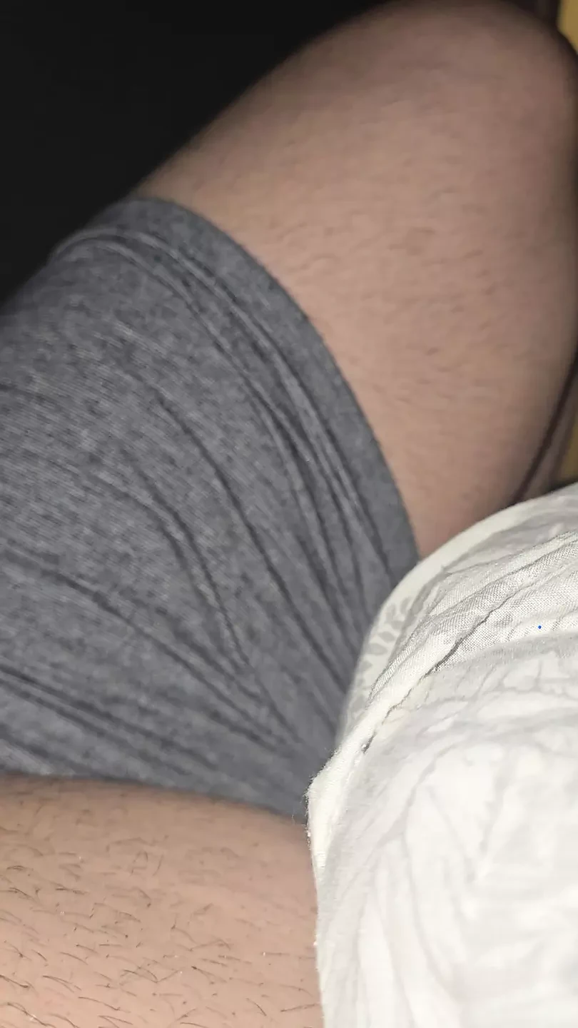 Step mom has amazing legs in bed with horny step son