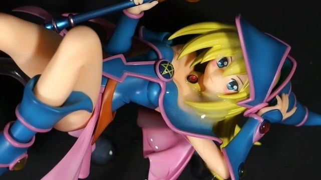 (SOF) Dark(black) magician girl (bukkake to face)