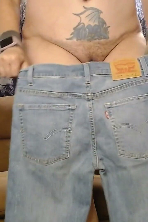 Struggling Into New Jeans