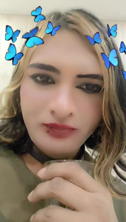 on my face