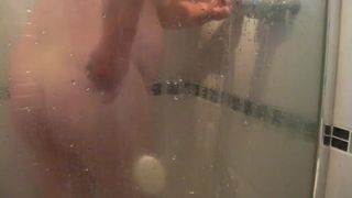 Jules Self Spanks & Wanks in the Shower