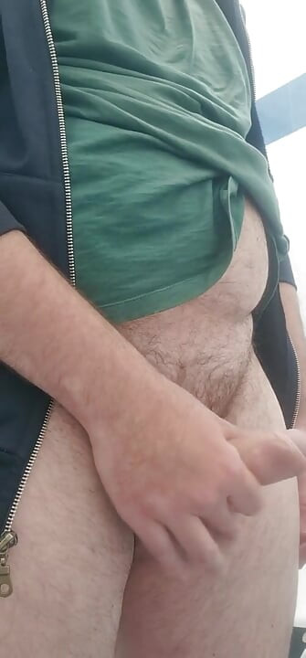 I masturbate in a public bathroom