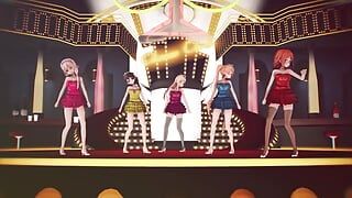 Mmd r-18 anime chicas sexy bailando clip 357