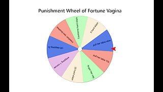 Silvester Wheel of fortune - Pussy punishment - try not to cum