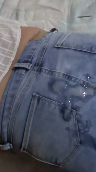After fucking, I hike up my jeans so my neighbor cums twice in my ass | Clip 1
