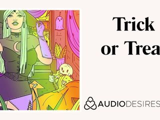 Trick or treat (kisah seks halloween, audio erotis untuk wanita)