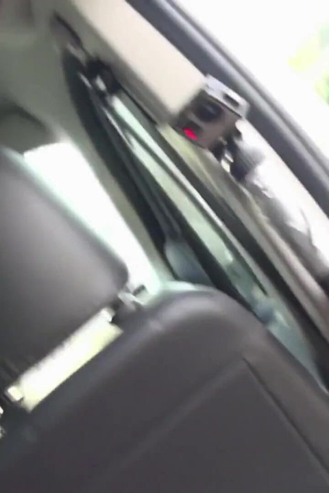 Blonde MILF sucks good cock in the car