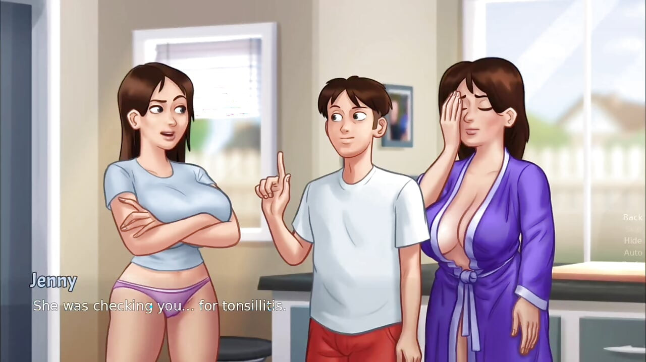 Debbie kysste äntligen Anon - sommartid saga spel