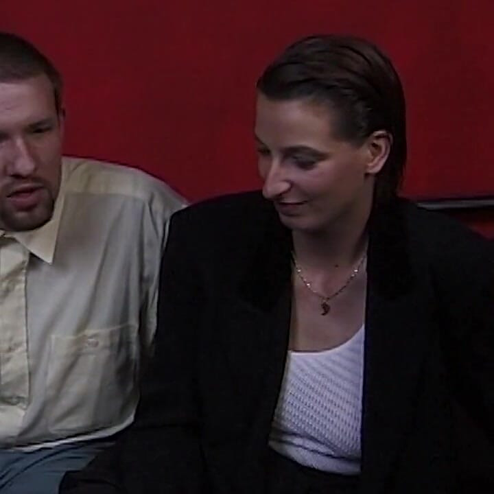 Mature Brunette Joins Young Couple for Wild Threesome Fuck