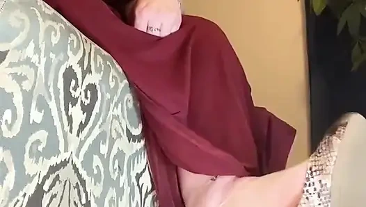 She Dangles and Shakes Her Foot While Instructing You to Cum -part 1 Out of 2