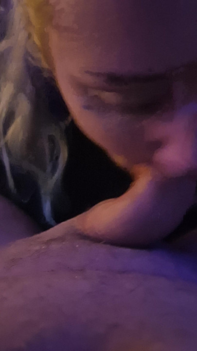 She is pissed i make her suck me