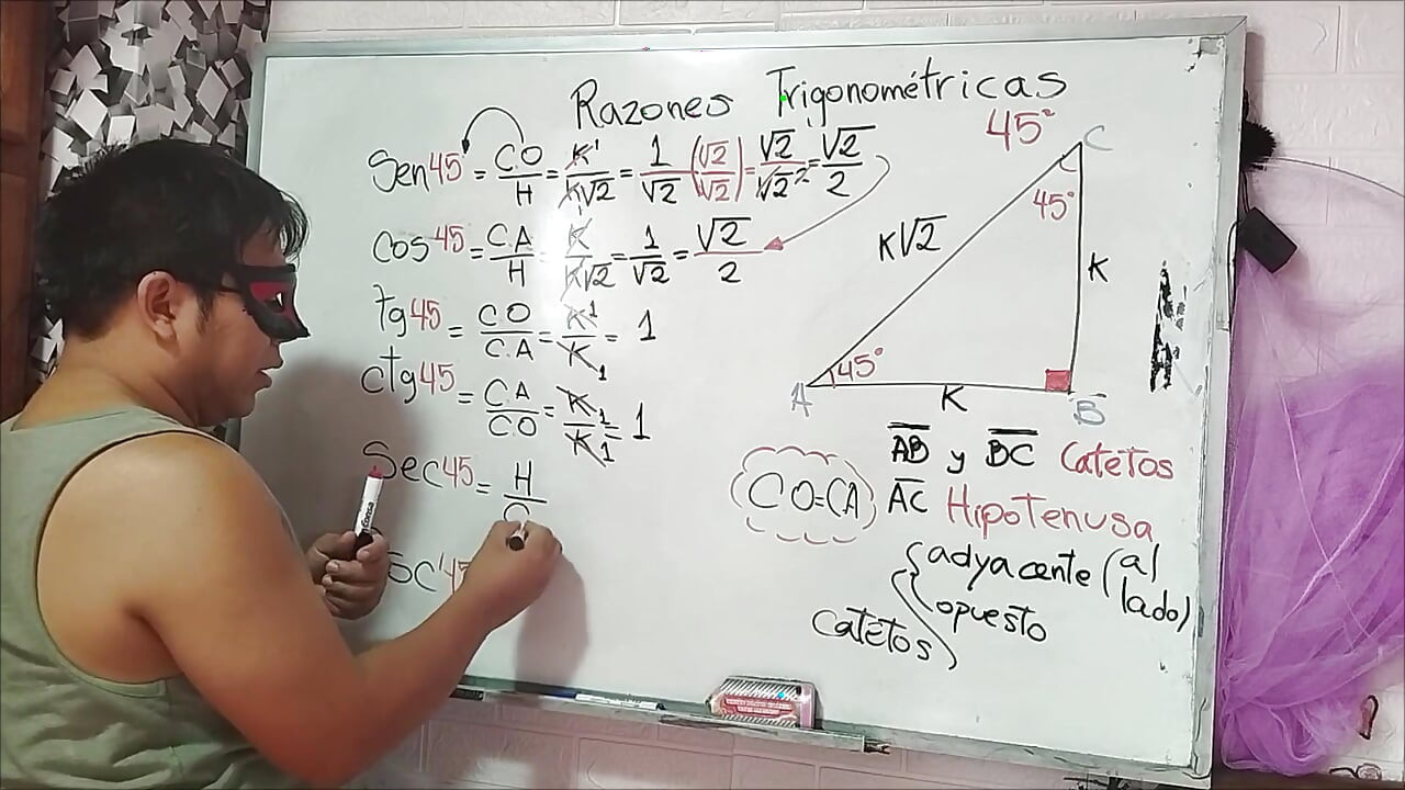 16 Trigonometry: 45 Angle - Trigonometric Ratios