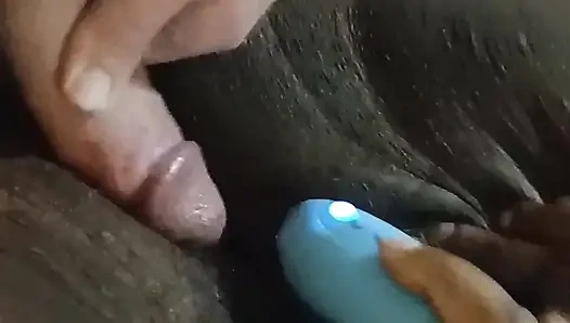 Schwarze bBW wird von bbc-ehemann gefickt