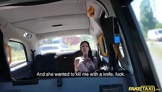 Fake Taxi - Big Tit Tattoo Babe Megan Inky Likes It Rough and in Public