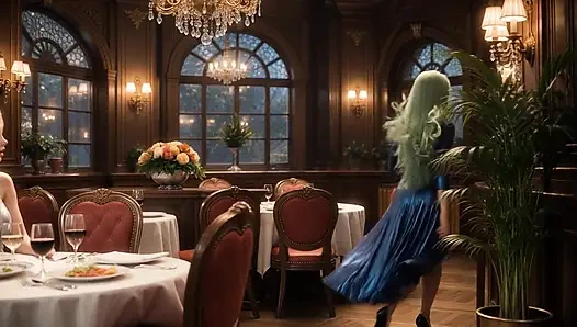 Mature wife revenge - grüne haare schÃ¶nheit leckt milch, nachdem sie ehemann beim betrügen erwischt hat